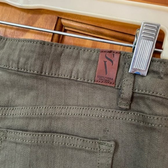 Simply Vera VERAWANG denim - size 10 - green - Picture 2 of 3